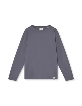 Organic  Thorlino L/S Tee FAV, Dark Grey