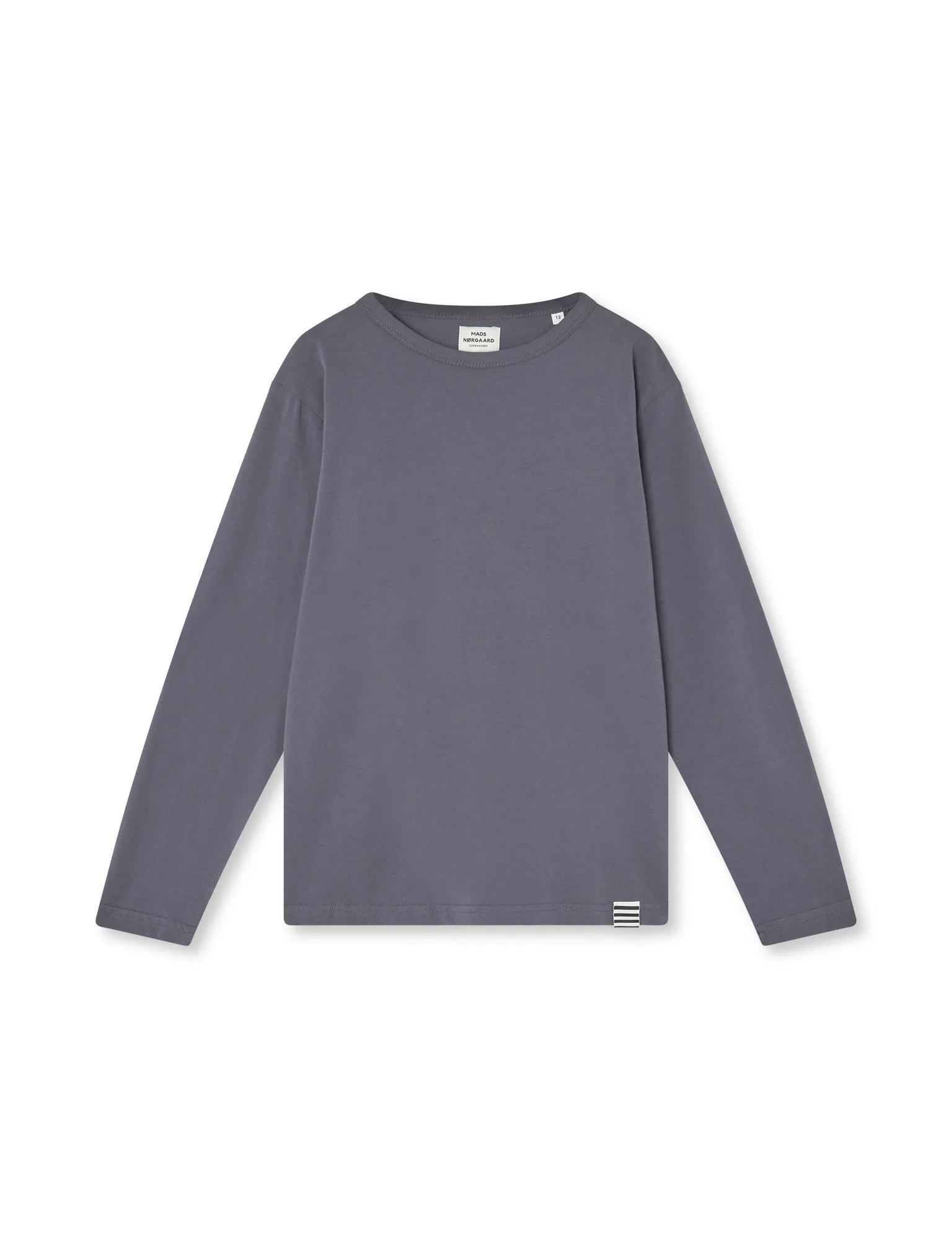 Organic  Thorlino L/S Tee FAV, Dark Grey