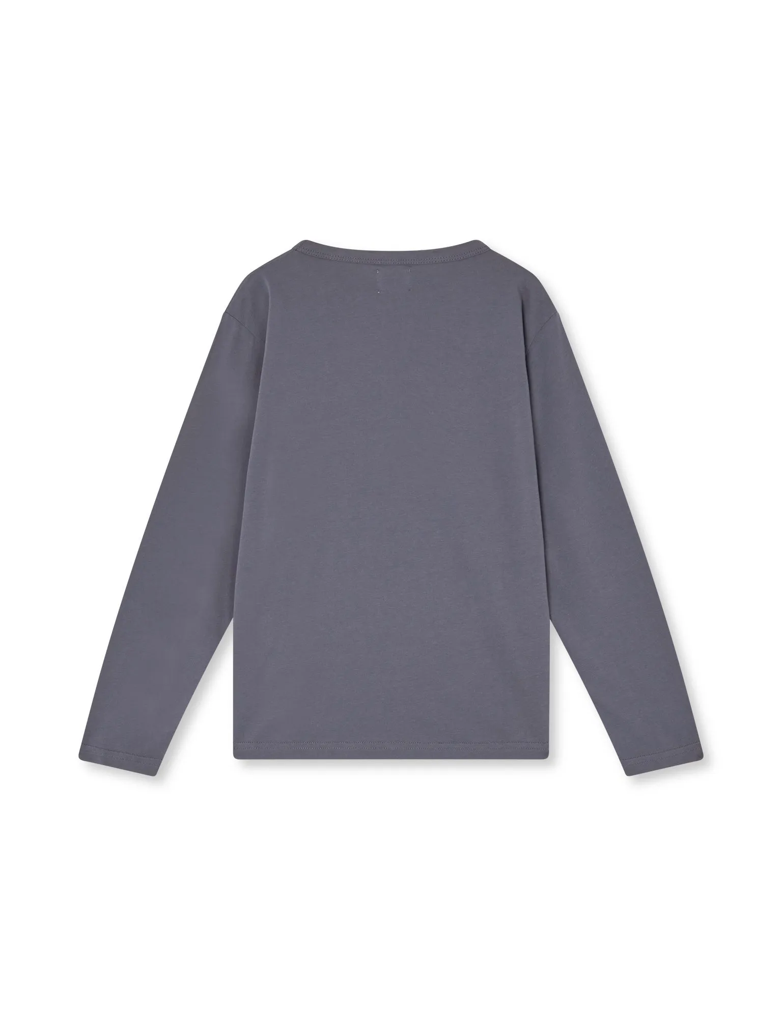 Organic  Thorlino L/S Tee FAV, Dark Grey