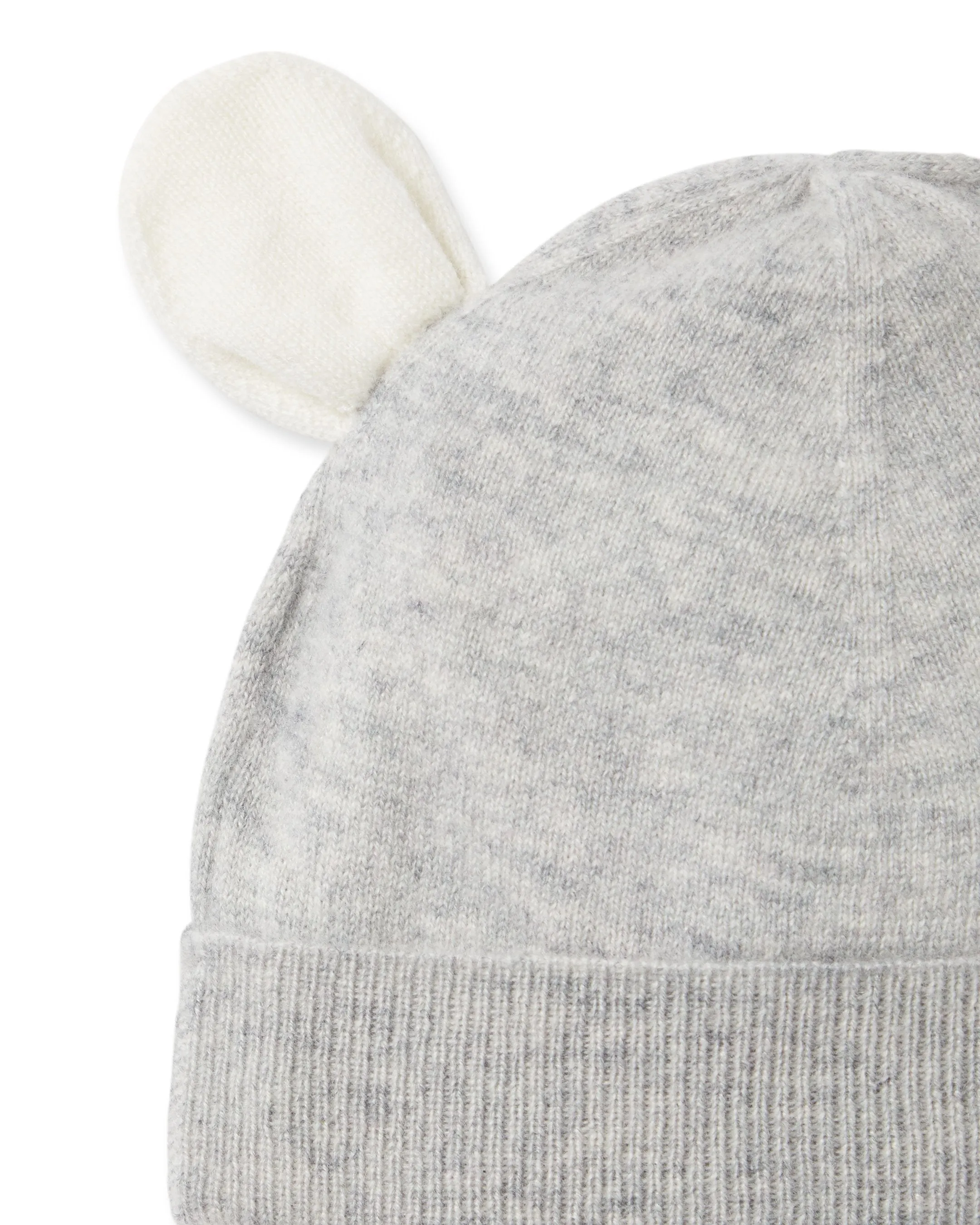 Panda Cashmere Hat Fumo Grey