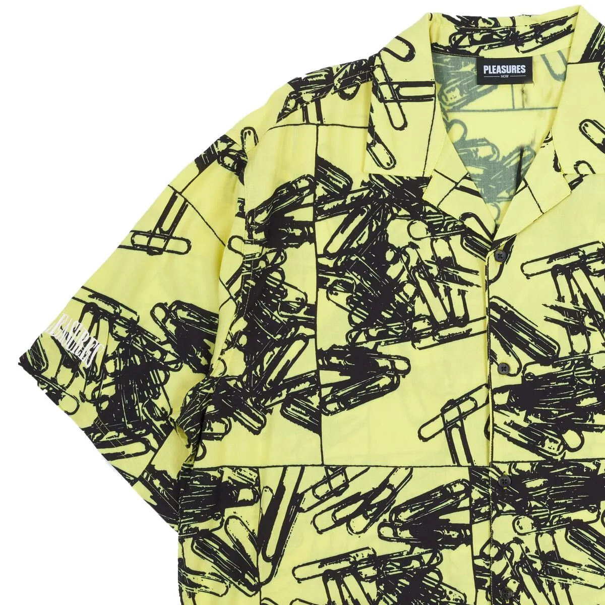 Pleasures Clips Button Down - Yellow