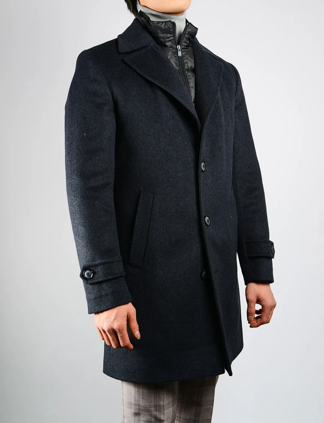 Preston Solid Brushed Coat