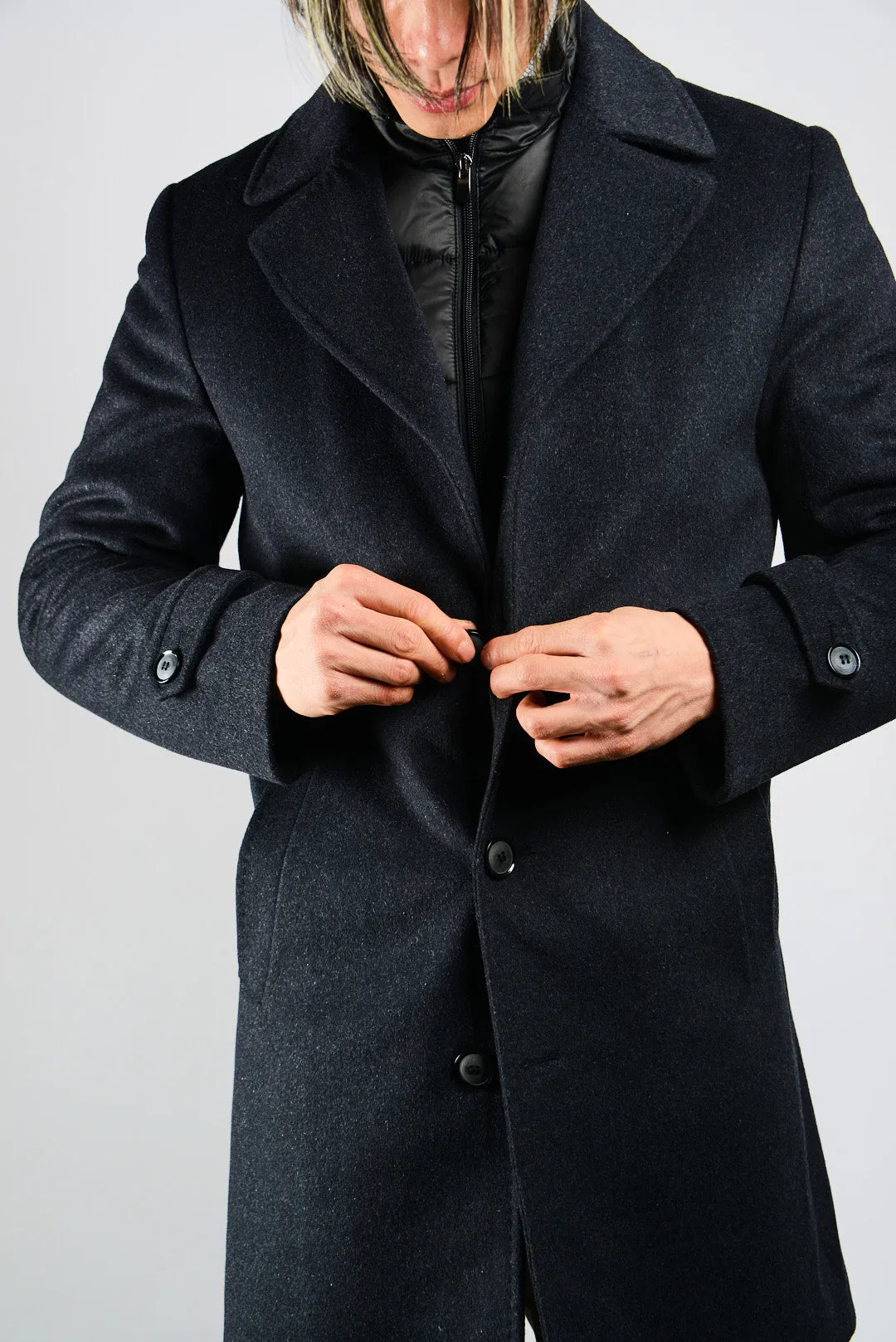 Preston Solid Brushed Coat