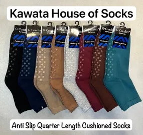 Quarter Padded Anti-Slip Socks