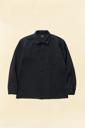 Rats Cotton Wool Shirt - Black