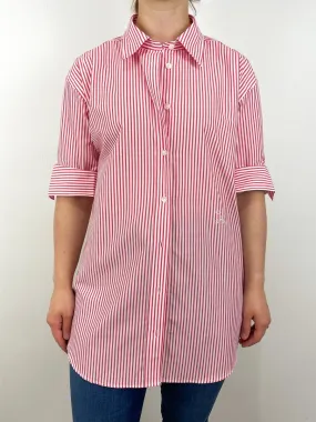 Relaxed Fitted Shirt in Hibiscus