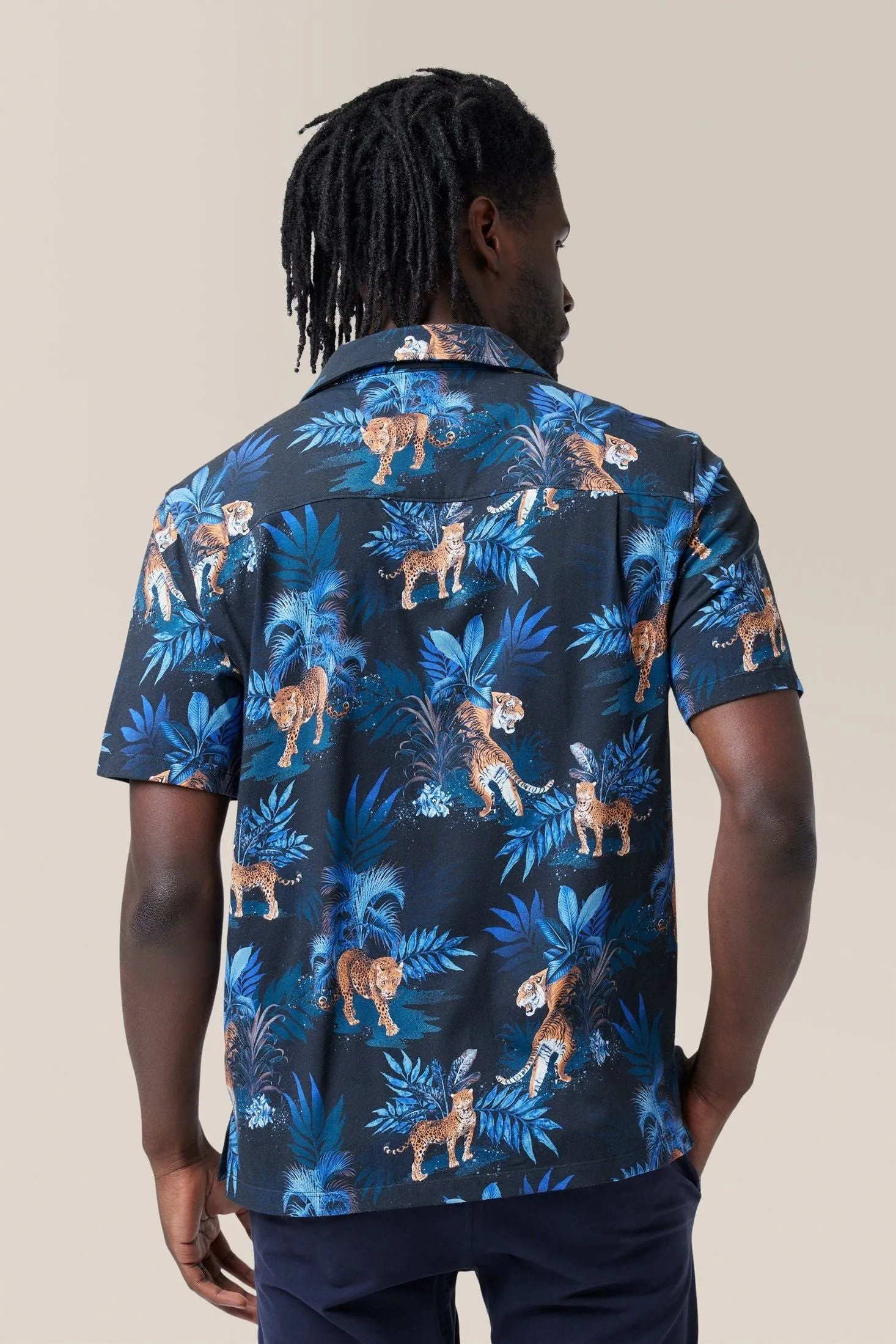 Short Sleeve Camp Shirt | Norfolk Print