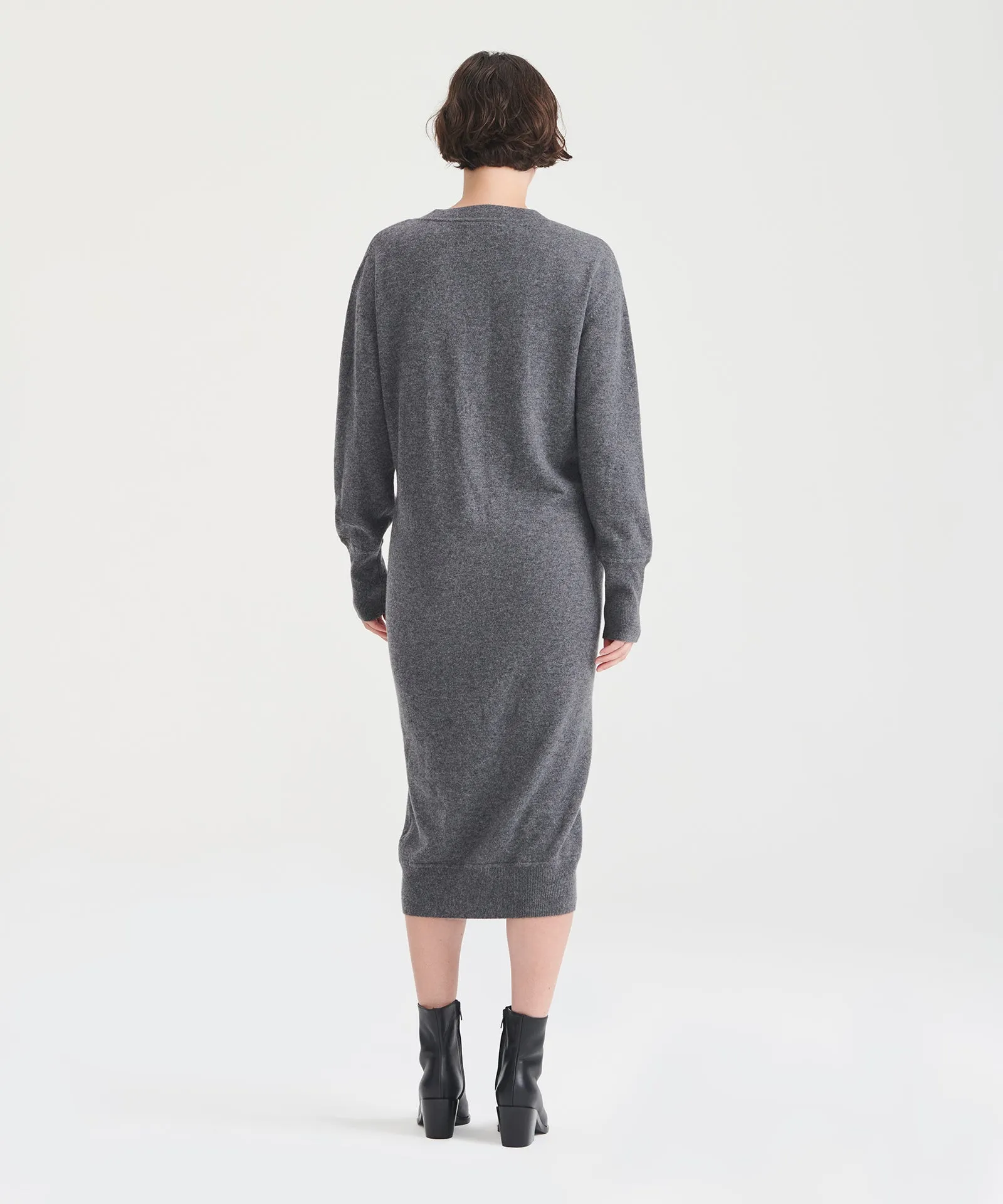 Signature Cashmere V-Neck Dress