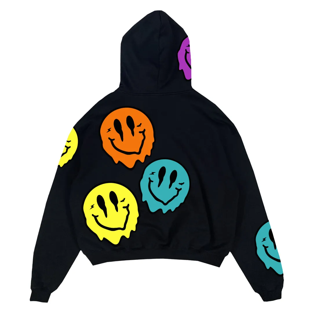 SMILEY COLOR DRIP HOODIE