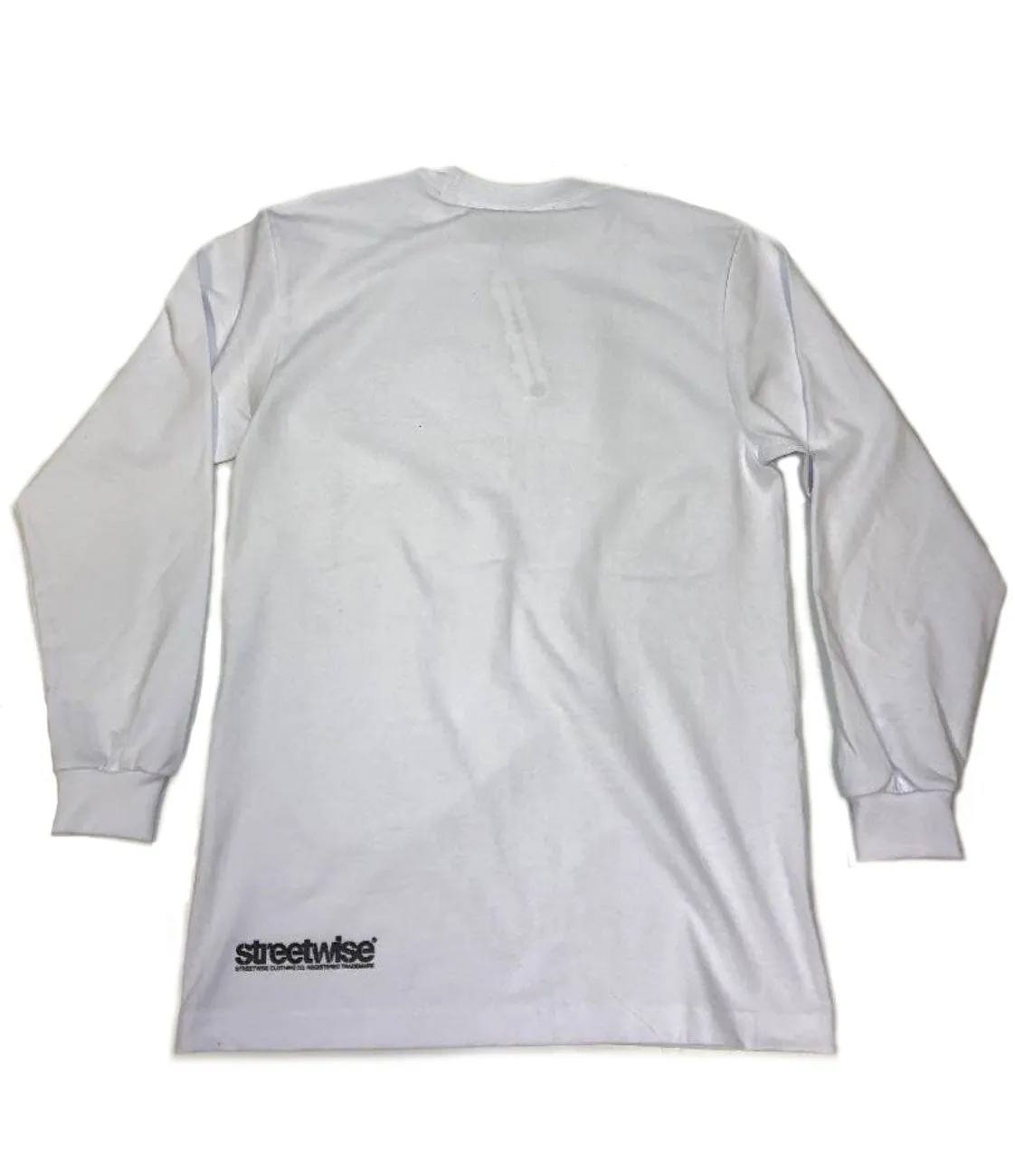 Streetwise Gear Wrapt White Long-sleeve T-Shirt