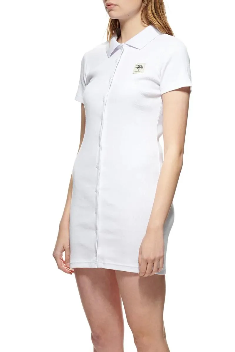 Stussy | Womens Markham Rib Dress (White)