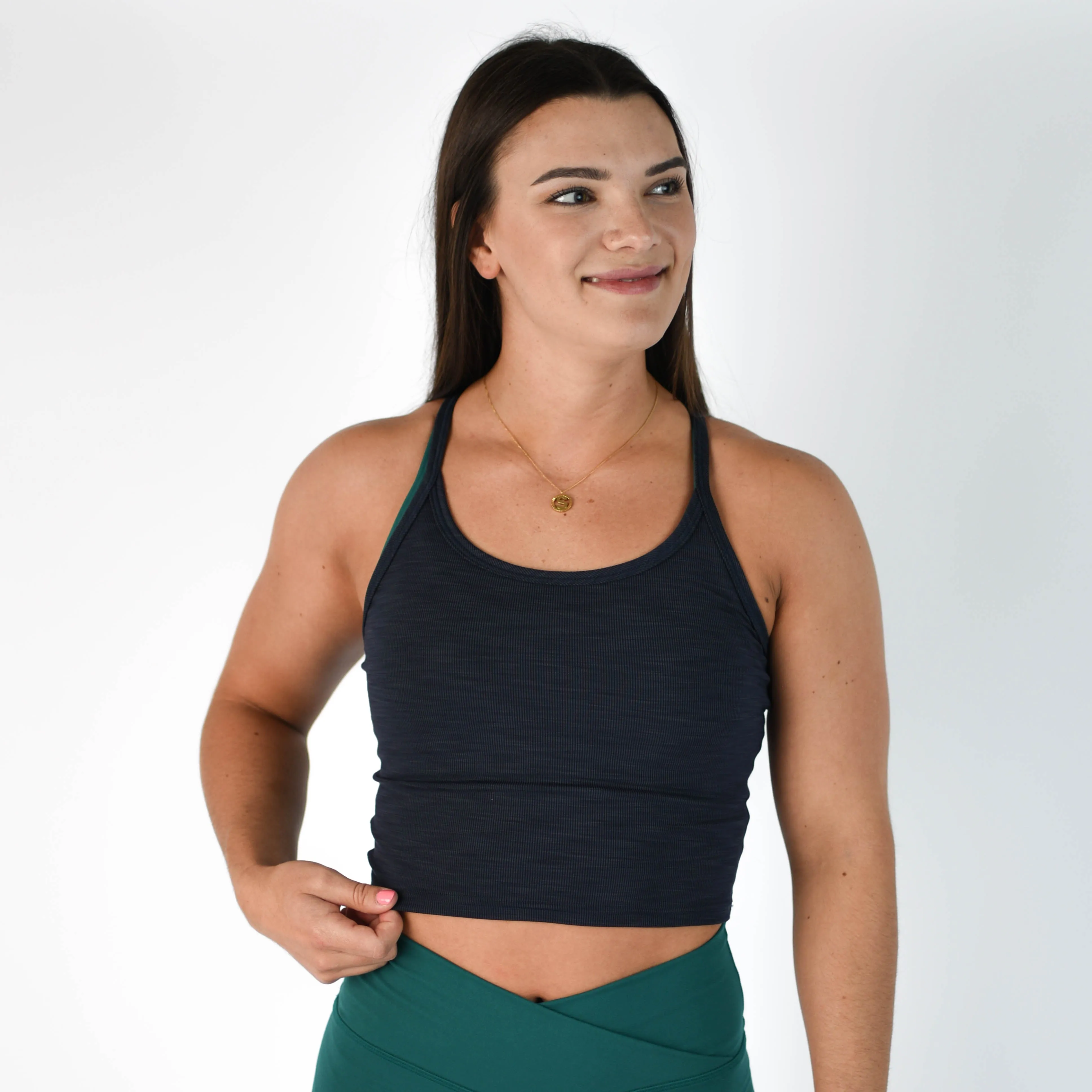 Switch Up Crop Tank- Fitted