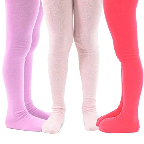 TeeHee Little Girls and Toddlers Fashion Tights 3 Pair Pack (T1565PLP)