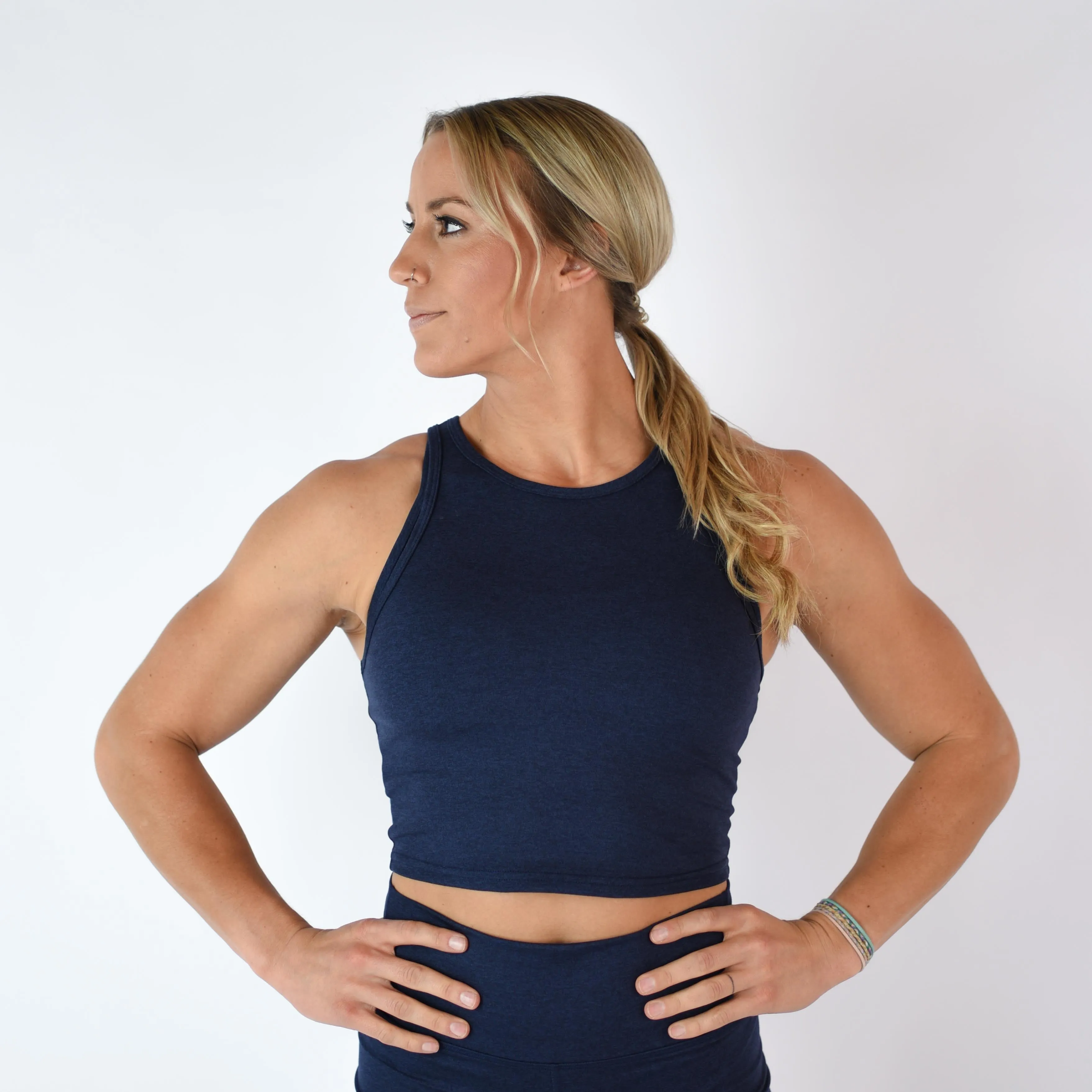 Tempo Crop Tank - Fitted