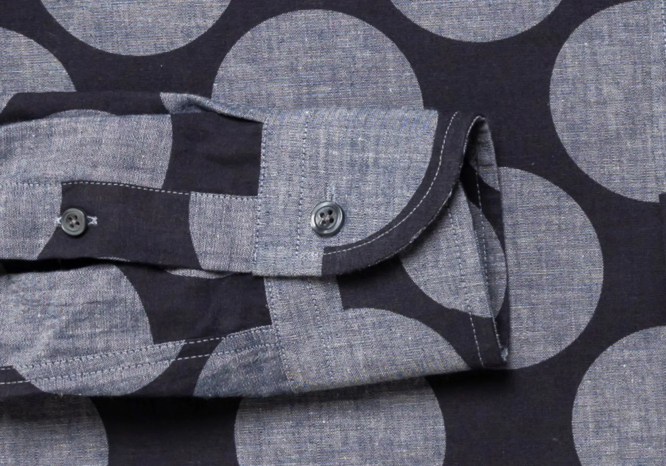 The Navy Foundry Print Casual Shirt