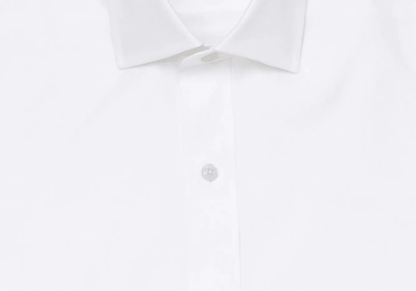 The White Fine Twill Mid-Spread Dress Shirt