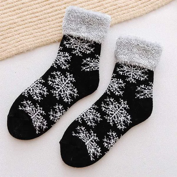 Thickened Fleece Winter Warm Floor Socks Christmas Socks 97377490C