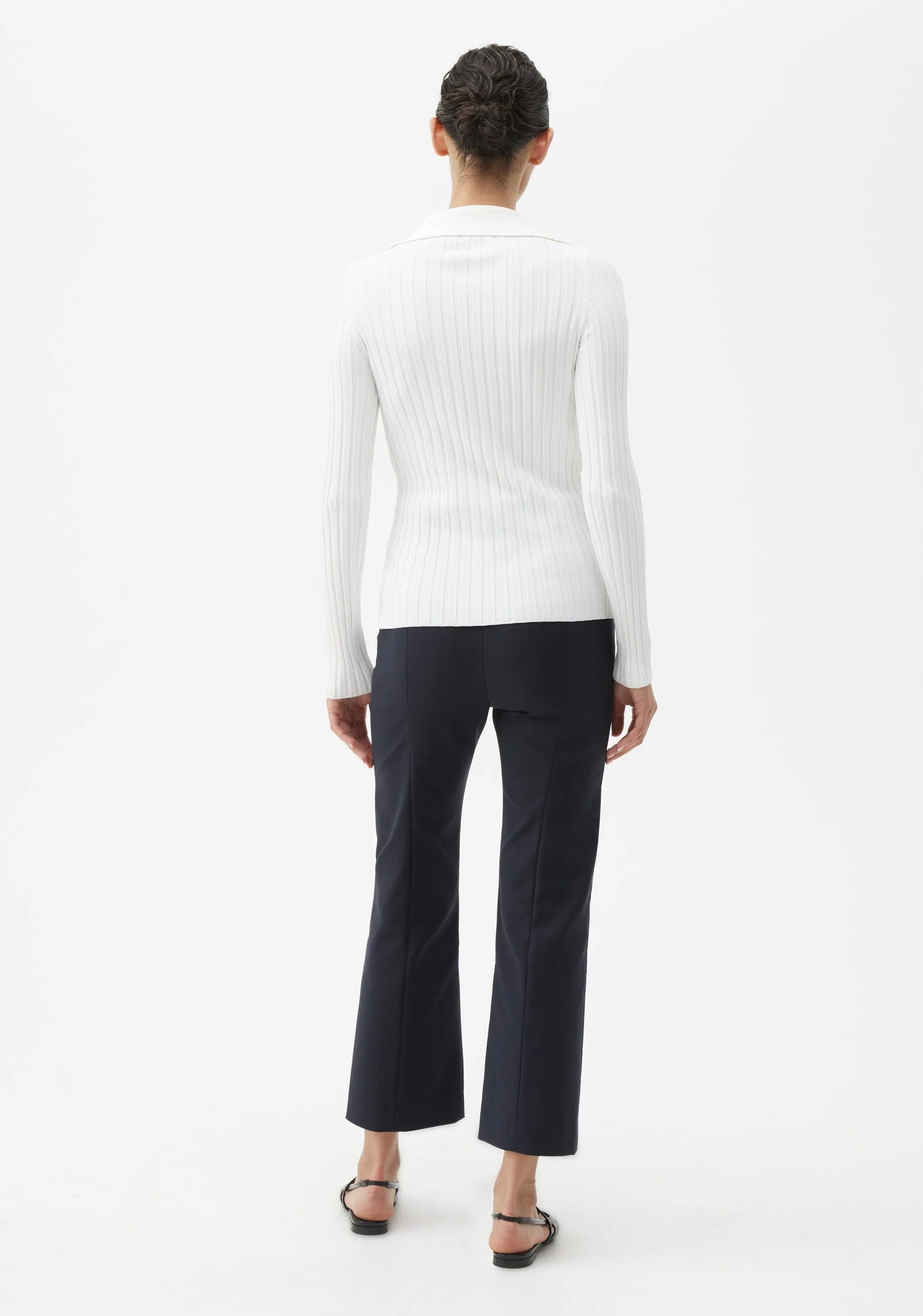 Vaucluse Crop Trouser_Navy