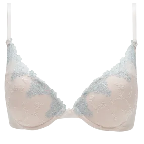 White nights push up bra