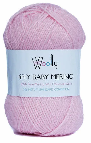 WOOLLY BABY MERINO 4PLY